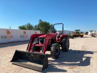 Mahindra 5555 Shuttle Tractor with Front end Loader