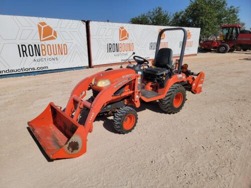 Kubota RX2660 Tractor with Front End Loader/Land Pride Tiller