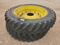 (2) John Deere Dualls 14.9 R 46