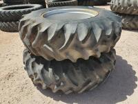 (2) Cotton Stripper Wheels/Tires 18.4-34