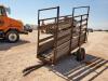 Portable Cattle Loading Ramp Trailer