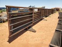 (10) 24' Freestanding Cattle Panels one with 8' Gate