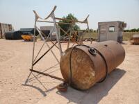 Overhead Farm Fuel storage Tank