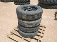 (4) Unused Trailer Wheels/Tires 205/75 R 15