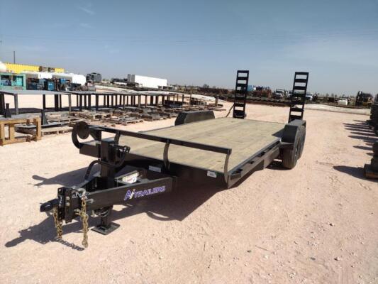 Unused 2022 Ascend Industries Bumper Pull Equipment Trailer