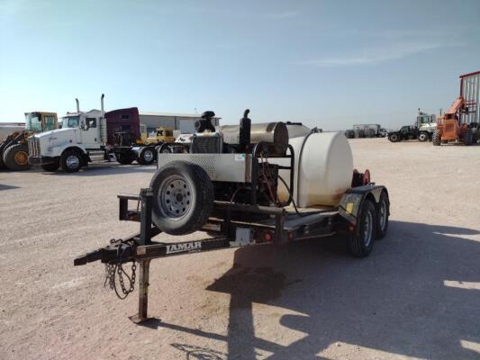 Pressure Washer Unit On Trailer