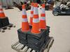 Unused (50) Safety Traffic Cones - 3