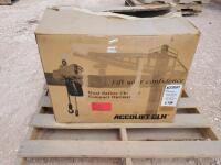 Unused Accolift 2 Ton Electric Chain Hoist 20Ft Lift