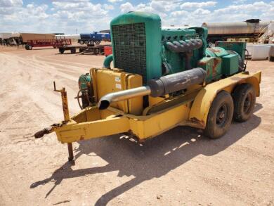 Detroit Motor/Generator on Trailer