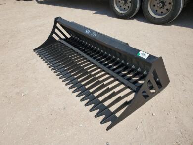 Unused Greatbear 78'' Rock Bucket, Skid Steer Attachment