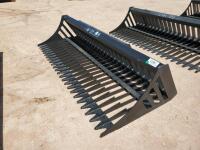 Unused Greatbear 84'' Rock Bucket, Skid Steer Attachment