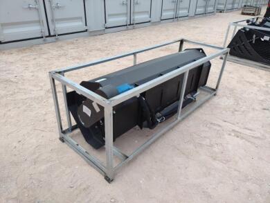 Unused 72” Greatbear Rotary Tiller, Skid Steer Attachment