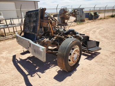 Engine in Cutoff Truck Frame