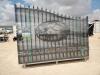 Unused Greatbear 20ft Gate with artwork ''DEER '' in the Middle Gate Frame - 2