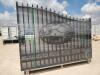 Unused Greatbear 20ft Gate with artwork ''DEER '' in the Middle Gate Frame - 2