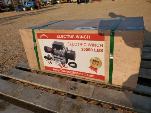 Unused 20,000 LBS Electric Winch