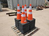 Unused (50) Safety Traffic Cones