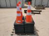 Unused (50) Safety Traffic Cones - 2