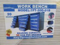 Unused Steelman 7Ft Work Bench