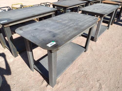 Unused 30'' X 57'' Welding Table with Shelf 5/16'' Top