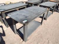 Unused 30'' X 57'' Welding Table with Shelf 5/16'' Top