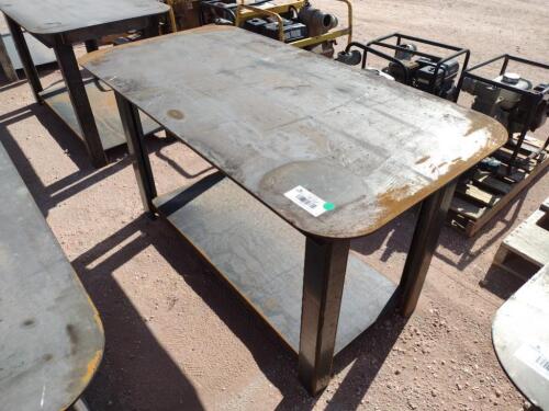 Unused 30'' X 57'' Welding Table with Shelf 5/16'' Top