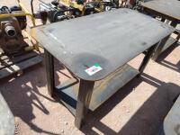 Unused 30'' X 57'' Welding Table with Shelf 5/16'' Top