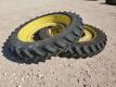 (2) John Deere Wheels w/(1)Good Year Tire (1) Firestone Tire 320/90 R 50