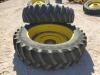 (2) John Deere Duals w/Firestone Tires 480/80 R 50 - 4