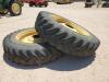 (2) John Deere Duals w/Titan Tires 480/80 R 46 - 3
