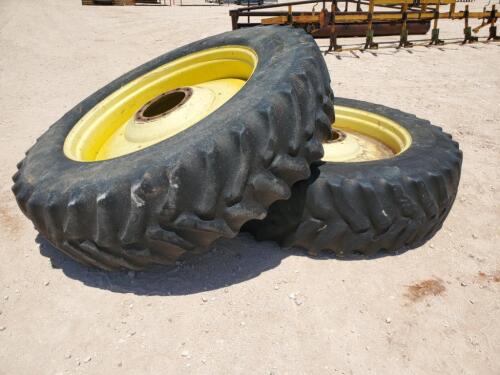 (2) John Deere Duals w/Good Year Tires 18.4 R 46