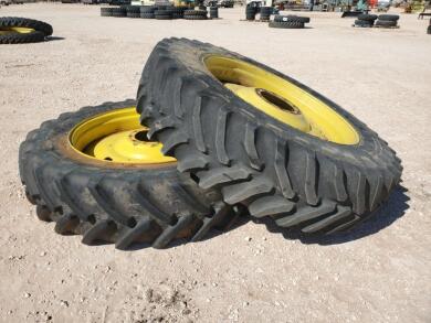 (2) John Deere Duals w/(1) Good Year Tire (1) Michelin Tire 480/80 R 46