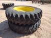 (2) John Deere Duals w/Tires 480/80 R 42 - 2