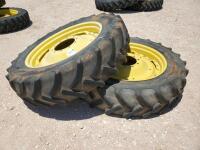 (2) John Deere Duals w/Mitas Tires 380/80 R 38