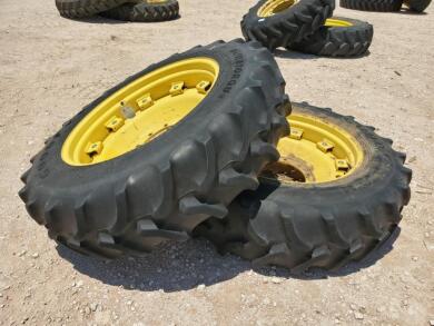 (2) John Deere Duals w/Good Year Tires 380/85 R 34