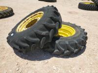 (2) John Deere Duals w/Alliance Tires 420/85 R 30