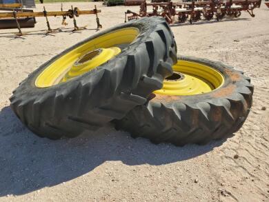 (2) John Deere Duals w/Good Year Tires 480/80 R 5