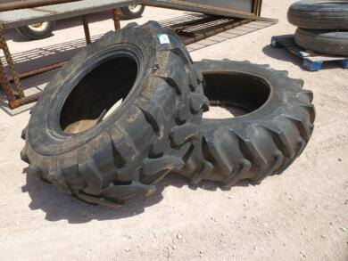 (2) Different Tractor Tires