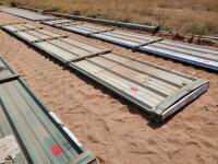 Lot of Miscellaneous Lengths of Sheet Metal Kelly Green