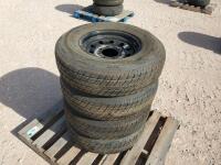 (4) Trailer Wheels w/Tires 235/80 R 16