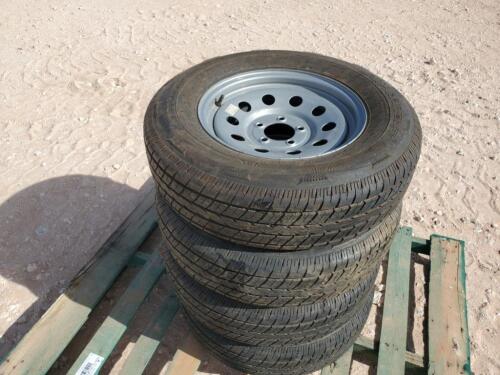 Lot of Tires With Rims
