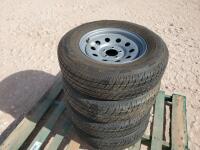 Lot of Tires With Rims
