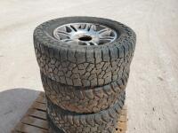 (4) Ford Wheels w/Tires 35X12.50R 20