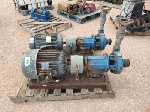 (2) Peerless Pumps w/electric motors
