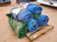 (6) cotton module tarps