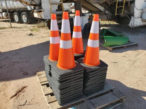 Unused (50) Safety Traffic Cones