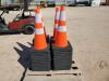 Unused (50) Safety Traffic Cones - 4