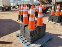 Unused (50) Safety Traffic Cones