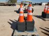 Unused (50) Safety Traffic Cones - 8