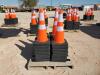 Unused (50) Safety Traffic Cones - 4